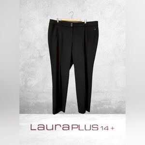 NWOT  Laura Plus, Chic Plus Size Pants, 20W, Black 💫